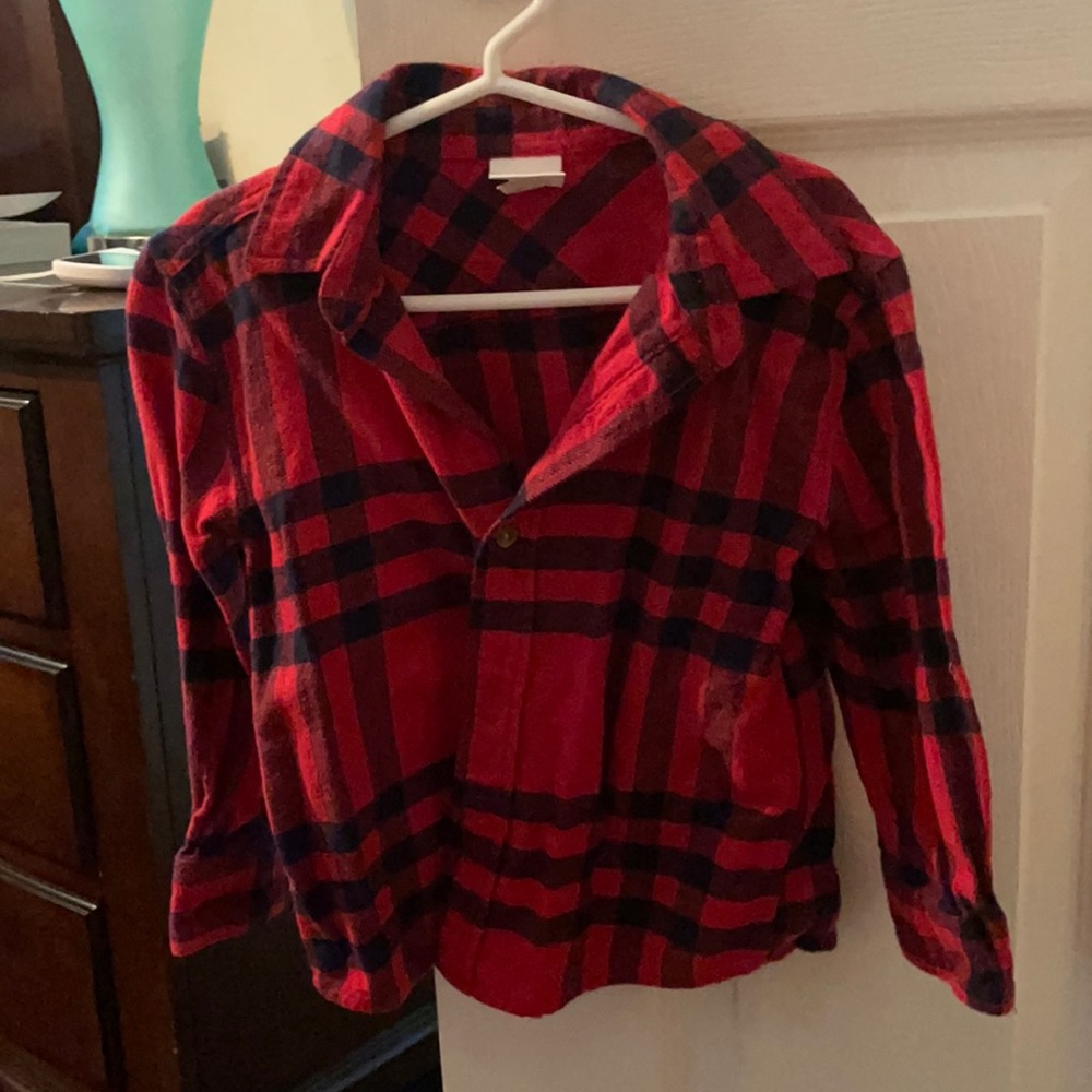 Fleece toddler button down